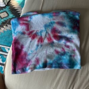 Derek Heart Multicolor Tie-Dye Top